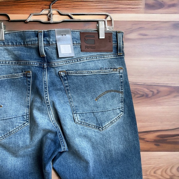 G-Star RAW 3301 Regular Tapered Jeans 34x32 NWT - Picture 4 of 5